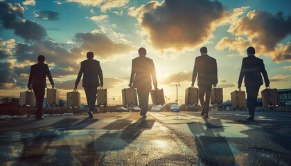 Investigate the reasons behind layoffs and downsizing in modern industries