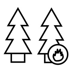 forest fires icon