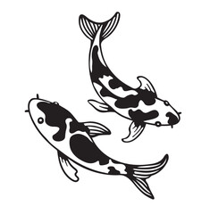 vector koi fish