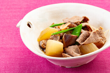 牛肉と大根の中華風煮込み