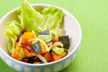 カボチャのサラダ