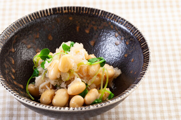 大豆のおろし和え