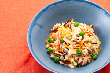 蟹入り炒る豆腐