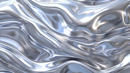 Abstract pink and purple wavy background with shiny metallic lines and waxy texture. Ideal for business use, wallpapers, and designs needing smooth curves and copy space. Noise-free 3D rendering.