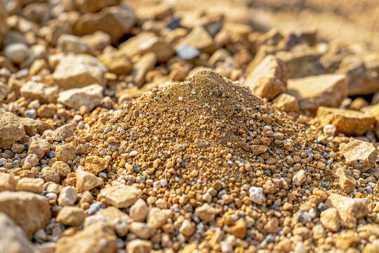 Decomposed granite stones texture background