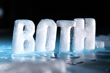 Word Both using frozen alphabet
