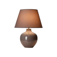 Modern table lamp isolaten on transparent background, table lamp png