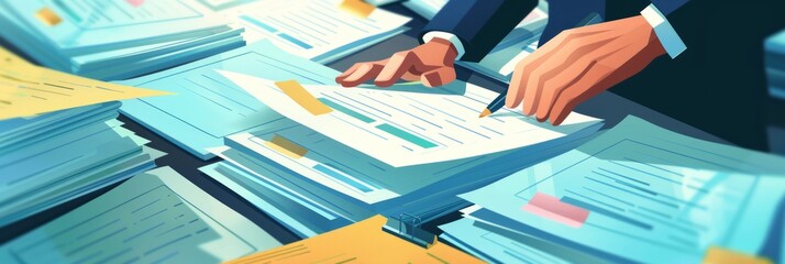 Compliance and Governance, Illustrate a scenario that highlights how advanced document management technologies ensure regulatory compliance and governance standards