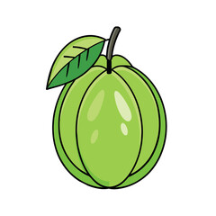 Grapes cartoon vector Illustration flat style artwork concept
