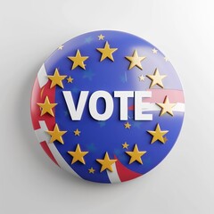 vote european union illustration design on a white background
