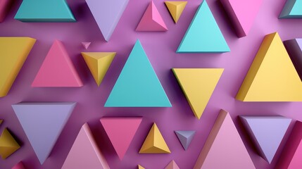 Abstract background pattern with modern geometric triangles shapes and nice light