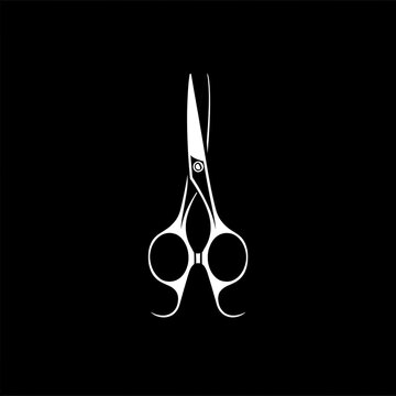 recommend clip art: Design a Minimalist logo for sewing designer. The logo should incorporate a scissors as the main element. Use Muted Tones color scheme for the design.