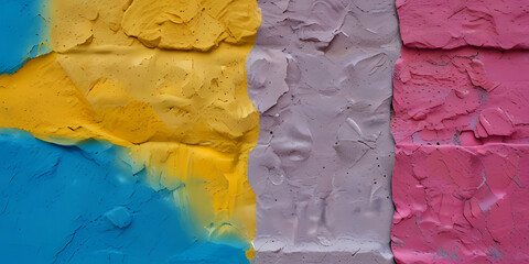 Abstract acrylic paint texture, spot, rough filler plaster colors wall background