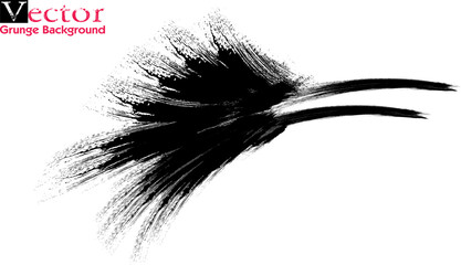  hand drawn brush strokes, Bird logo icon Hand drawn brush, Grunge Brush Strokes Banner Background, Black grunge brush raven silhouette isolated on white background.eps8