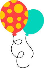 New Years Equipment Illustration