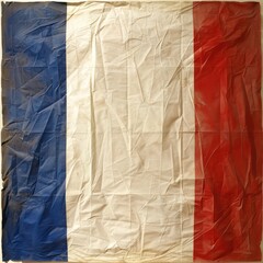 france national flag cloth, grunge style full background