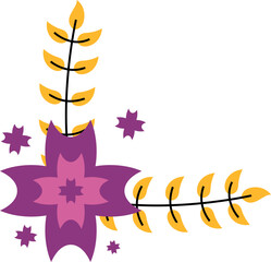 Corner Flower Element