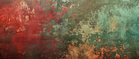 Obraz premium horizontal background featuring colorful vibrant aged wall