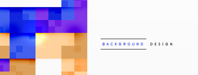 Dynamic colorful squares background. Vector Illustration For Wallpaper, Banner, Background, Card, Book Illustration, landing page