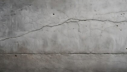 Cracks in Weathered Concrete Wall Surface