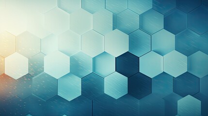 Abstract Hexagon Pattern Modern Geometric Design with a Dynamic Gradient