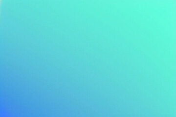 Blue green grainy color gradient background teal turquoise glowing noise texture poster backdrop designm copy space.