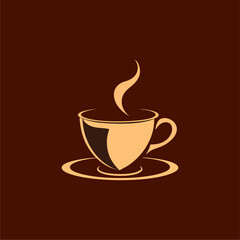 Coffee cup logo  vector illustration