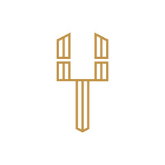 Monogram Y. Design vector Y logo. Monogram initial letter mark Y logo design. Monogram design vector logo. Monogram initial letter mark Y logo design. Simple Y monogram. Monogram Y design logo