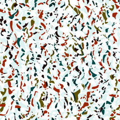 Light abstract geometric terrazzo pattern Mosaic colorful marble stone chips texture Interior background material