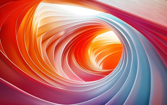 Ellipse Paraboloid Abstract background A 3D shape resembling an elongated bowl