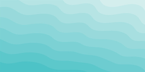 Fototapeta premium Background vector illustration of blue ocean wave layers