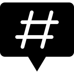 hashtag icon