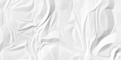White fabric background. white crumpled paper background texture pattern overlay. wrinkled high resolution arts craft and Seamless white crumpled paper.	
