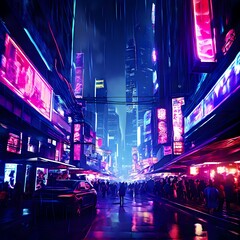 Fototapeta premium city at night