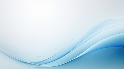 White Blue Minimalist Clean Background Wallpaper with Minimalist Aesthetic and Blue Cyan Wave Design