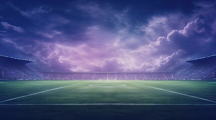 urple green football sports aesthetics, field background for banner website 