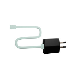 3 D illustration of charger icon