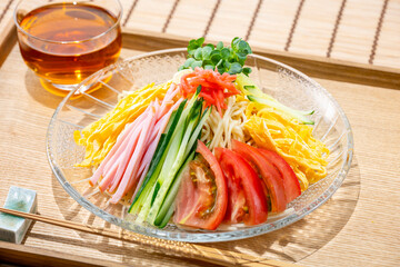 暑い日に美味しい冷やし中華　冷麺