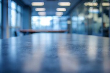 Fototapeta premium An office desk top with blurred background of office. Good for background 