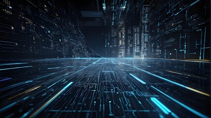 Perfect for digital backgrounds in research, education, digital archives, artificial intelligence, neural networks, data transfer, and encryption, as well as tech procedures, sound and graphic present