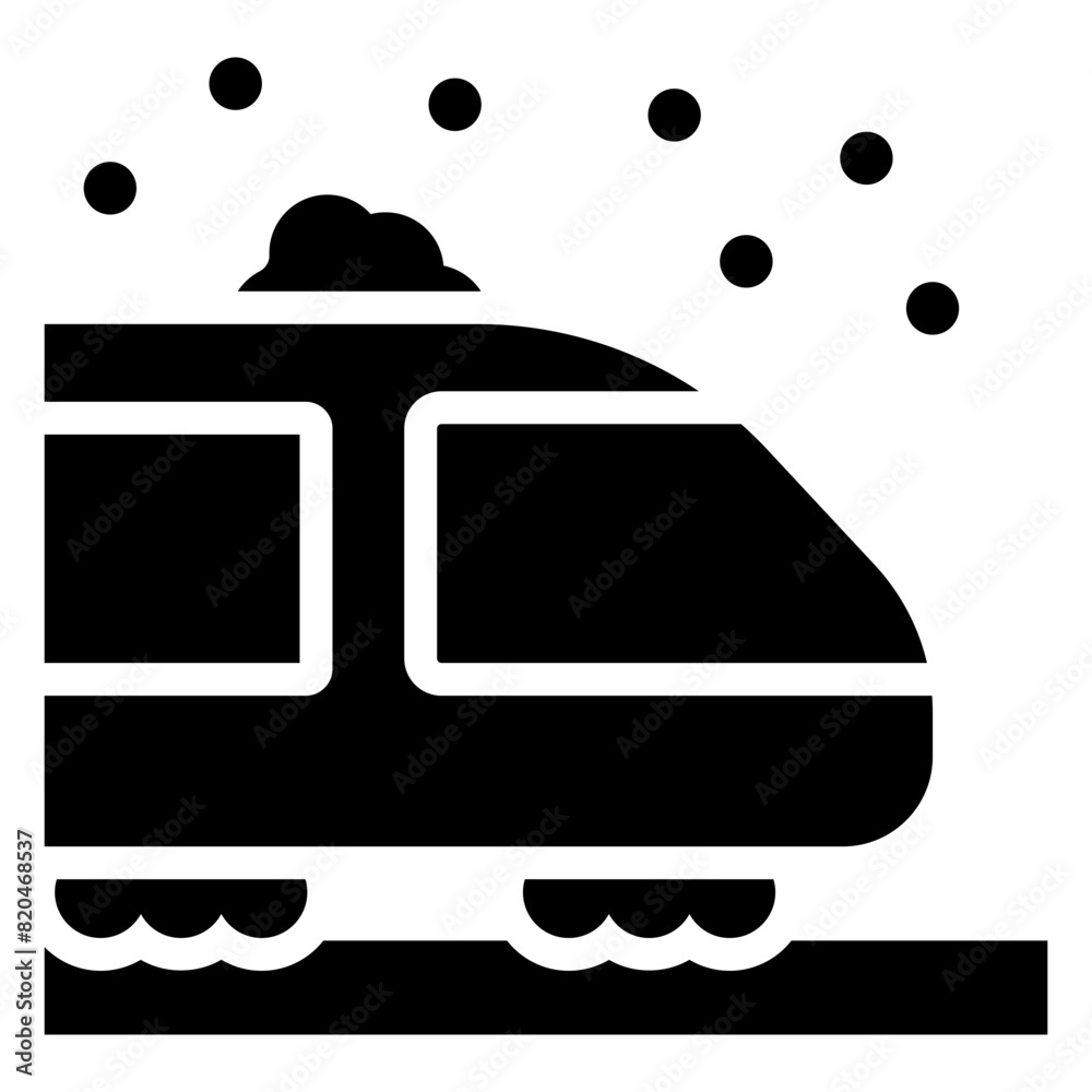 Sticker train icon