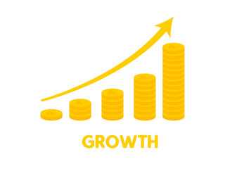 Economics Financial Growth Analytics chart vector illustration