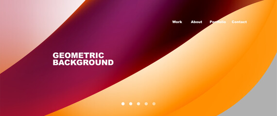 Colorful flowing shapes, wave lines with neon gradients. Vector Illustration For Wallpaper, Banner, Background, Card, Book Illustration, landing page