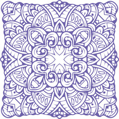 Beautiful mandala art, vector mandala design