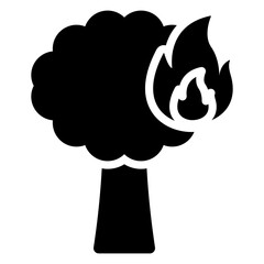 forest fire icon