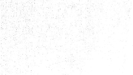 Distressed black texture. Dark grainy texture on white background. Dust overlay textured. Grain noise particles. Rusted white effect. Grunge design elements. Vector illustration