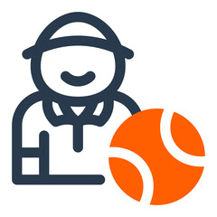 Naklejka premium Ball Boy Necessities for Smooth Tennis Operations