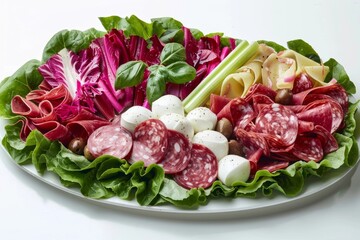 Elegant Antipasti Salad with Vibrant Mediterranean Flavors