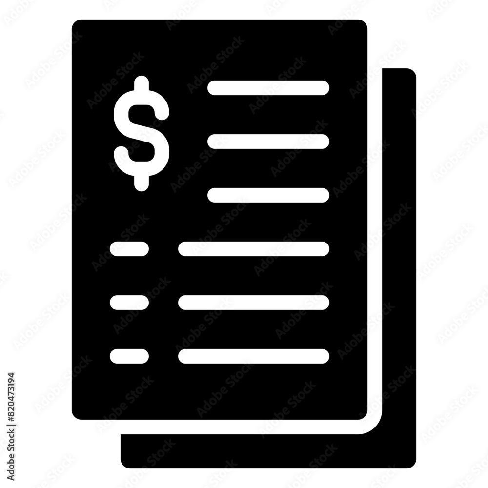 Sticker tax icon