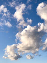 blue sky with clouds